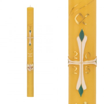 Paschal Candle Hand Painted...