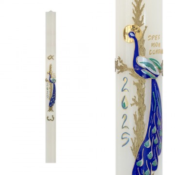 Hand Painted Paschal Candle...