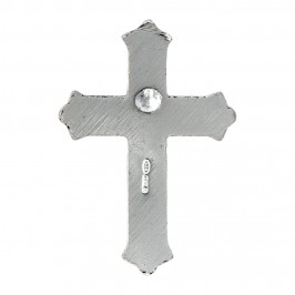 Deacon Cross Pin 800 Silver