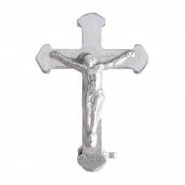 Clergyman Cross Pin in Silver