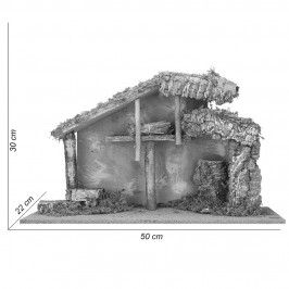 Hut for 12 cm Nativity Scene