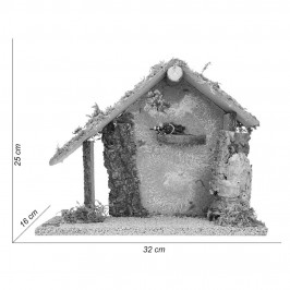 Plain Hut for 3 pcs Nativity