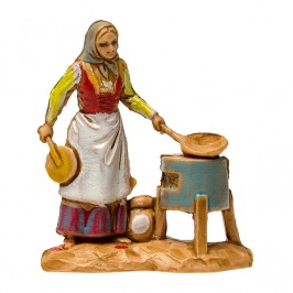 Woman Making Chestnuts for...