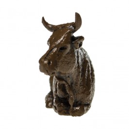 Seated Ox for Nativity 6 cm
