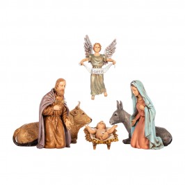 Nativity 6 Figurines Landi...