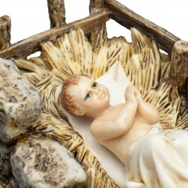 Baby Jesus with Cradle in...