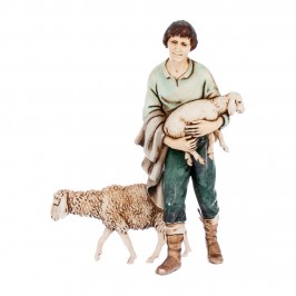 Shepherd with Lamb and...