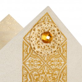 Ivory Mitre with Embroideries