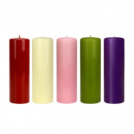 Shiny Colored Candle 80 x 240