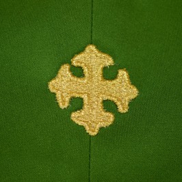 Chasuble with PAX, Alpha...
