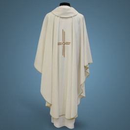 Chasuble with Cross Embroidery