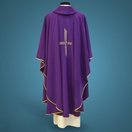 Chasuble with Cross Embroidery