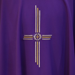 Chasuble with Cross Embroidery