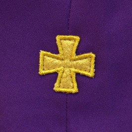 Chasuble with Cross Embroidery