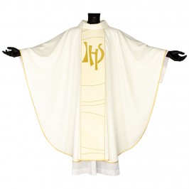 Chasuble with JHS Embroidery