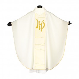 Chasuble with JHS Embroidery