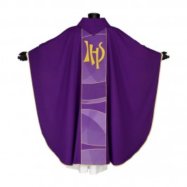 Chasuble with JHS Embroidery