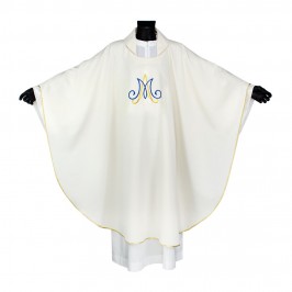 Ivory Marian Chasuble