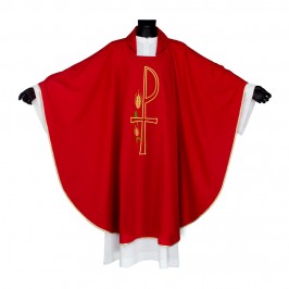 Chasuble with PAX Embroidery