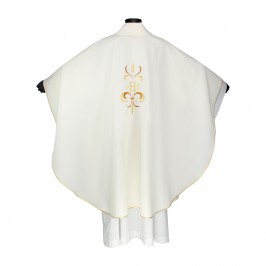 Chasuble with JHS Embroidery