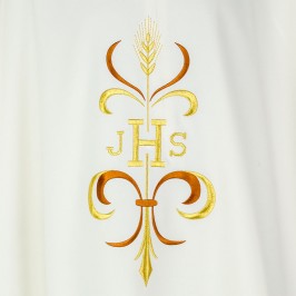 Chasuble with JHS Embroidery