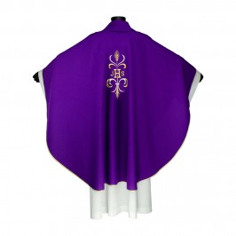 Chasuble with JHS Embroidery