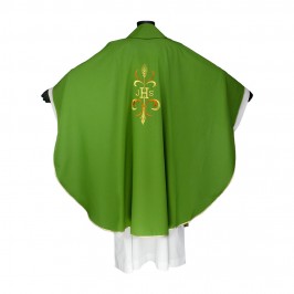 Chasuble with JHS Embroidery