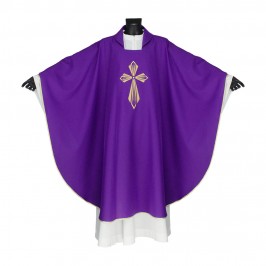 Chasuble with Cross Embroidery