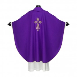 Chasuble with Cross Embroidery