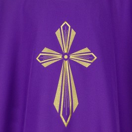 Chasuble with Cross Embroidery