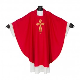 Chasuble with Cross Embroidery