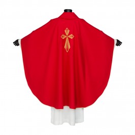 Chasuble with Cross Embroidery