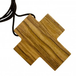 Olive Wood Cross with...