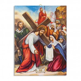 Way of the Cross on Canvas