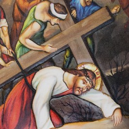 Way of the Cross on Canvas