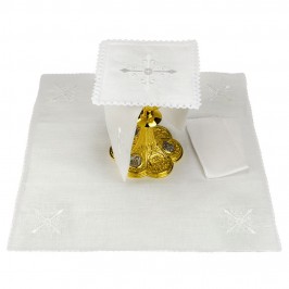 Mass Linen Set White Cross