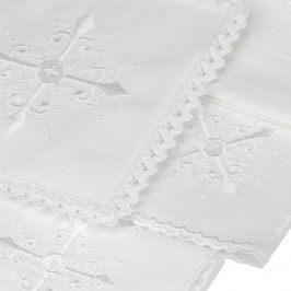 Mass Linen Set White Cross