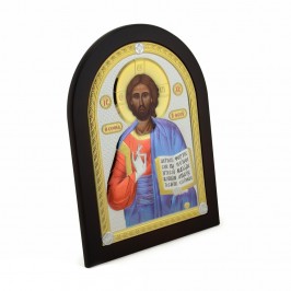 Dome-shaped Icon of Christ...