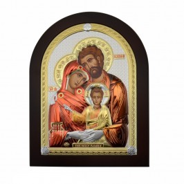 Dome-shaped Holy Family Icon