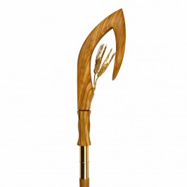 Crozier in Olive Wood with...
