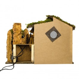 Nativity Hut with Watermill