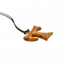 Wooden Tau Cross with String