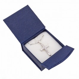 Silver Necklace with Crucifix