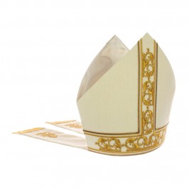 Ivory Mitre with Embroideries