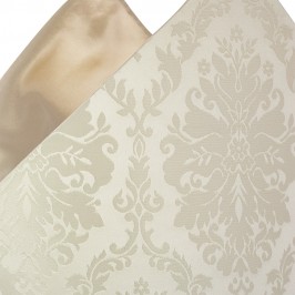 Mitre in Damask Fabric