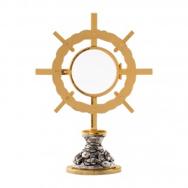 Monstrance shrine in brass