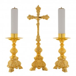 Altar Set in Brass