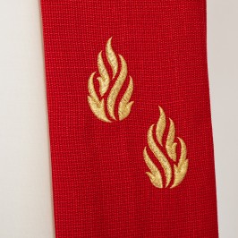 Red Diaconal Stole Holy Spirit