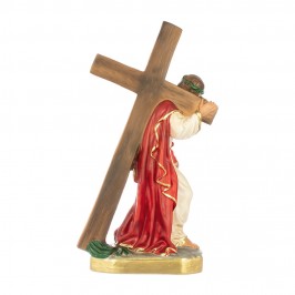 Statue of Jesus with Cross...