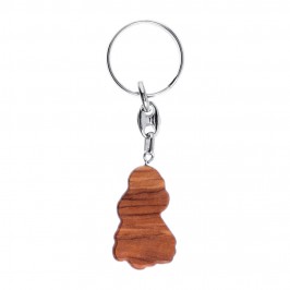 Olive Wood Keychain Divine...